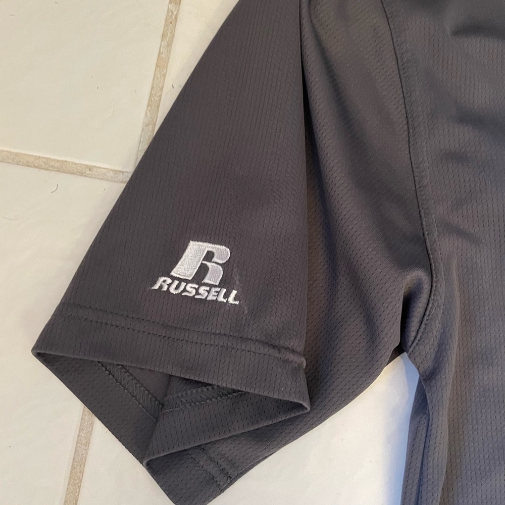 WCU Western Carolina University  Black Athletic Shirt Mens small Russell - Picture 2 of 5